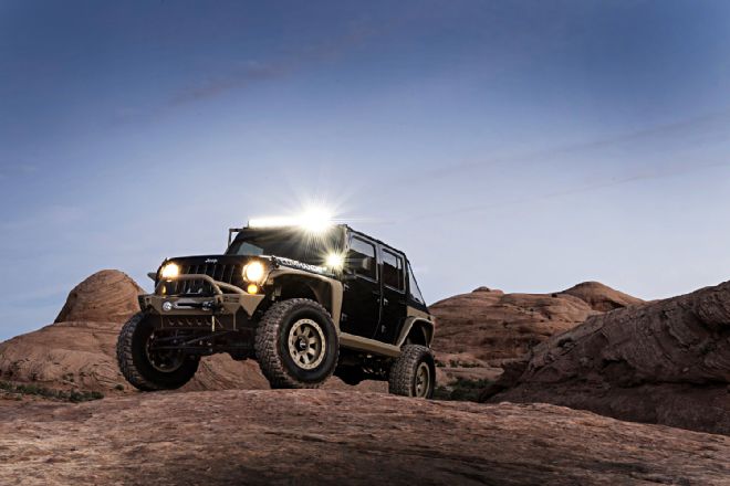 001 lead hid led halogen light jeep jk wrangler shootout