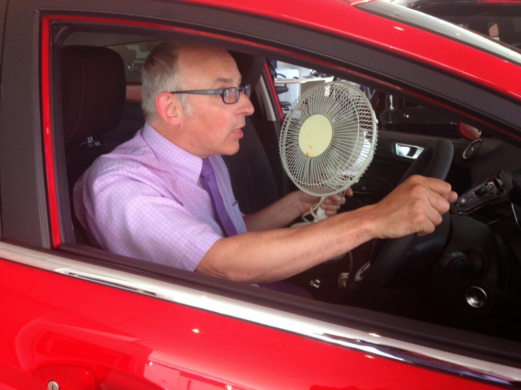 No aircon in car