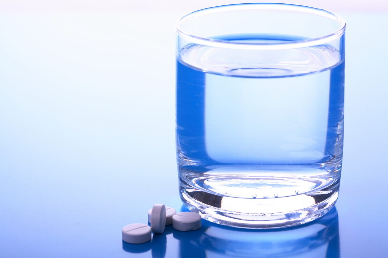 Water and aspirin