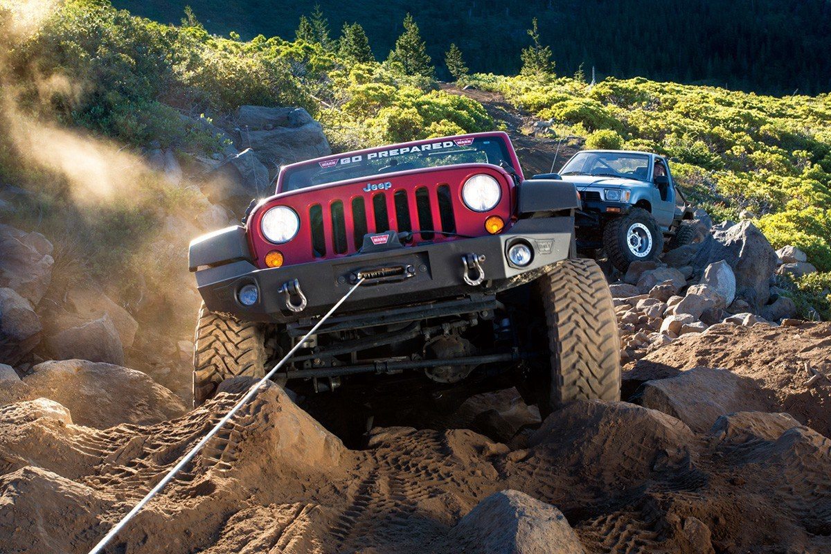 winch in action