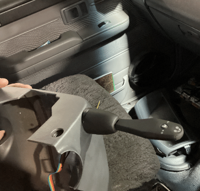 Installing an aftermarket cruise control kit on a 2015 Toyota Landcruiser.