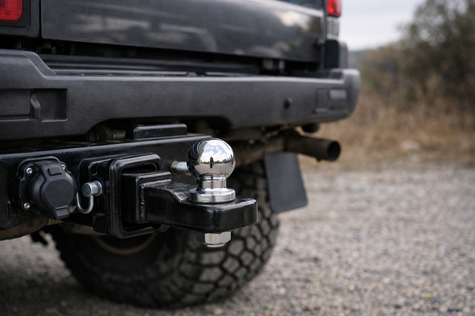 tow bar vehicle setup