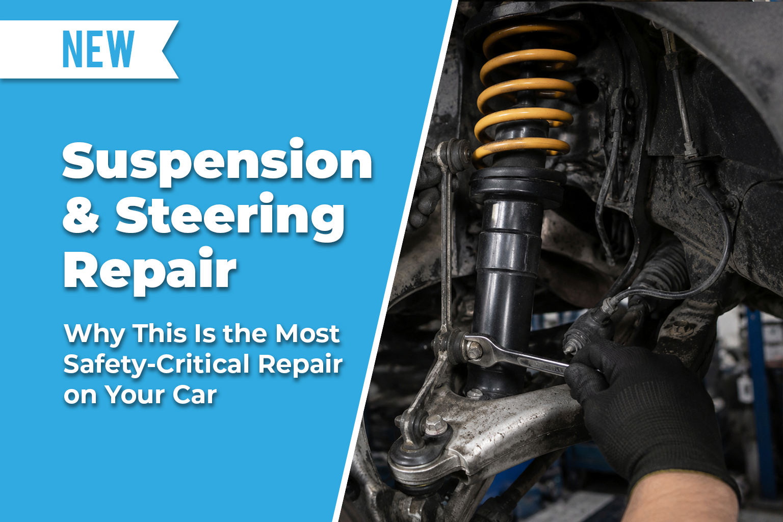 Suspension and Steering Repair in Sandgate Why This Is the Most Safety Critical Repair on Your Car
