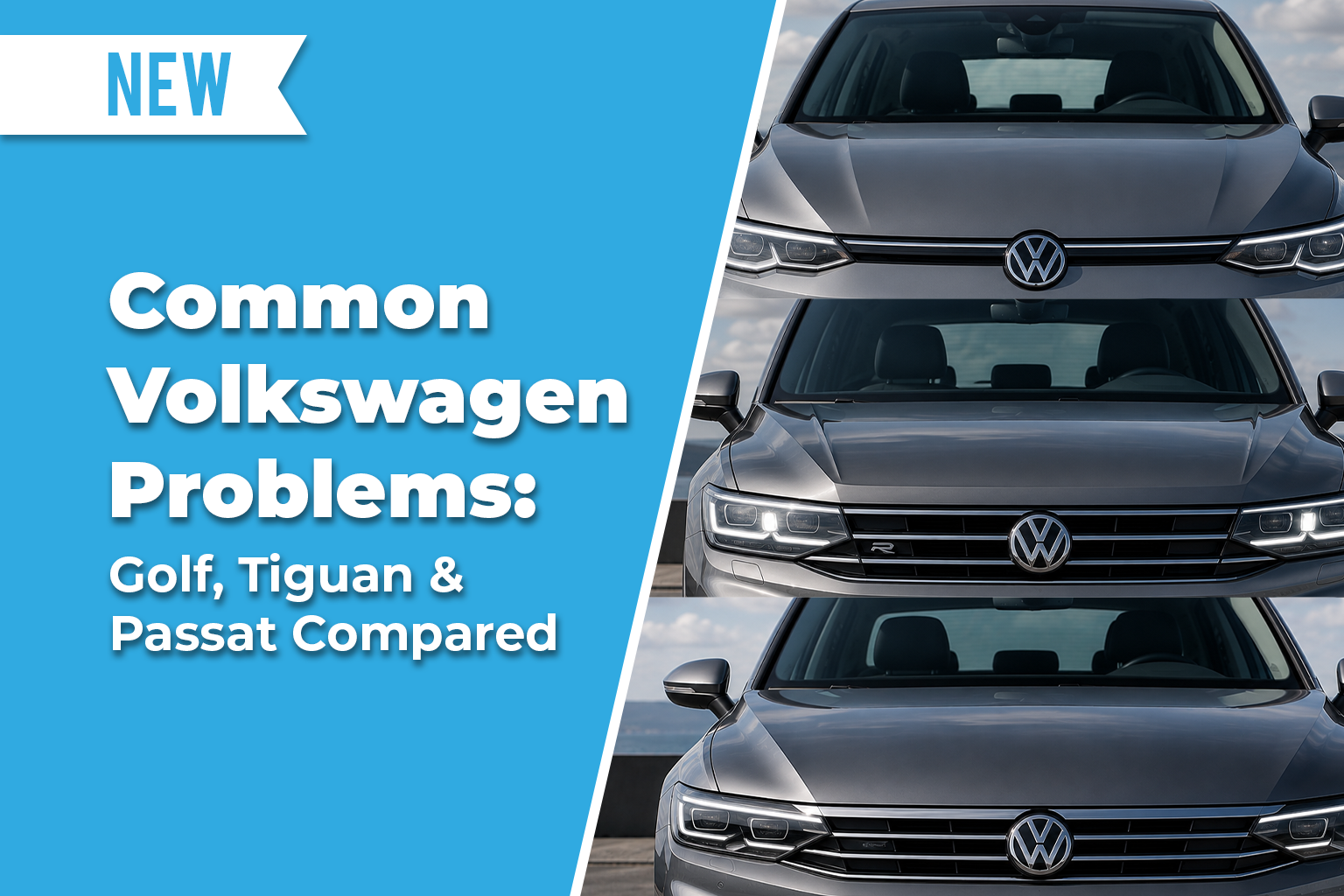 Common Volkswagen Problems Golf Tiguan & Passat Compared