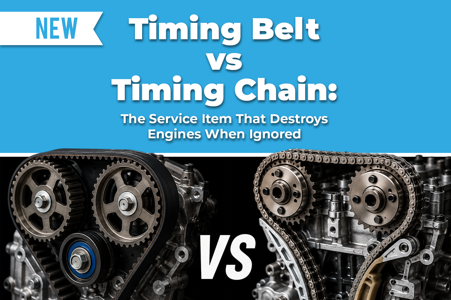 Timing Belt vs Timing Chain The Service Item That Destroys Engines When Ignored